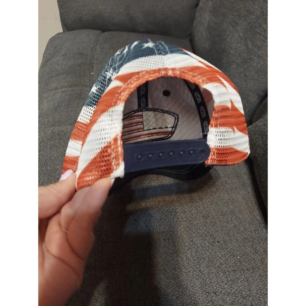 Ron Jon Surf Shop Mesh Trucker Snapback Hat Cap USA Outdoors Men Women 4th‎ July